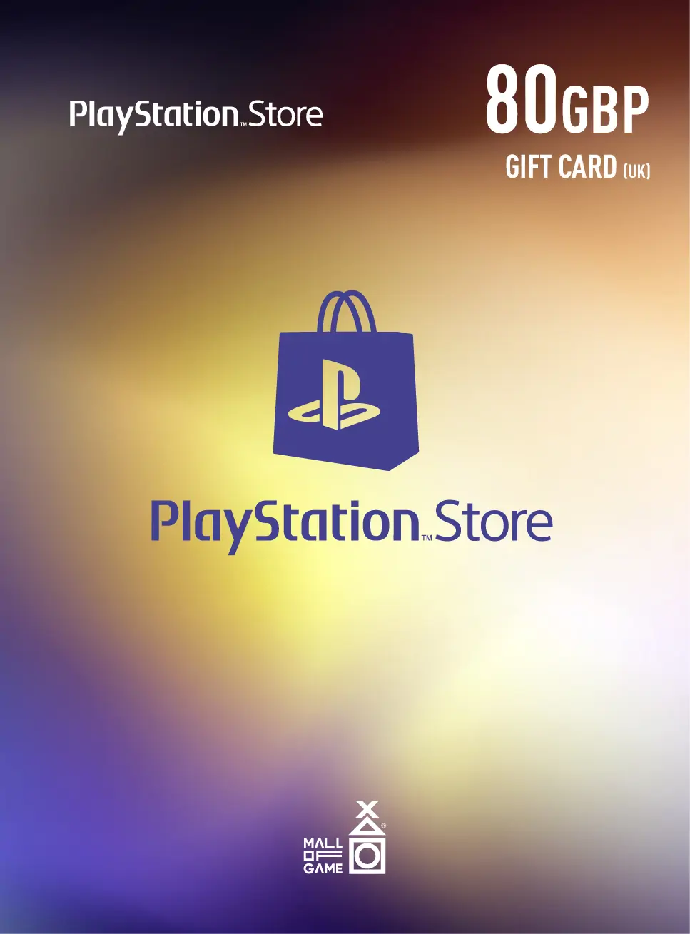 PlayStation™Store GBP80 Gift Cards (UK)
